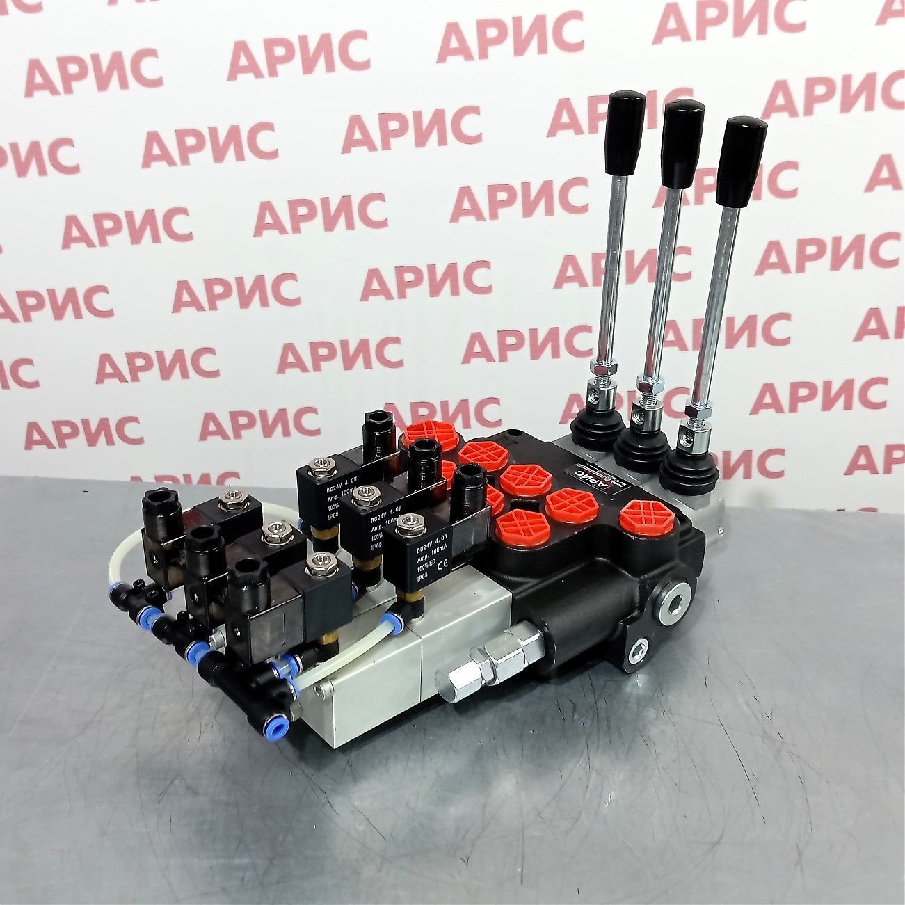 Гидрораспределитель 3Р80 (pneumatic and electric control 24V) GKZ1 КИТАЙ