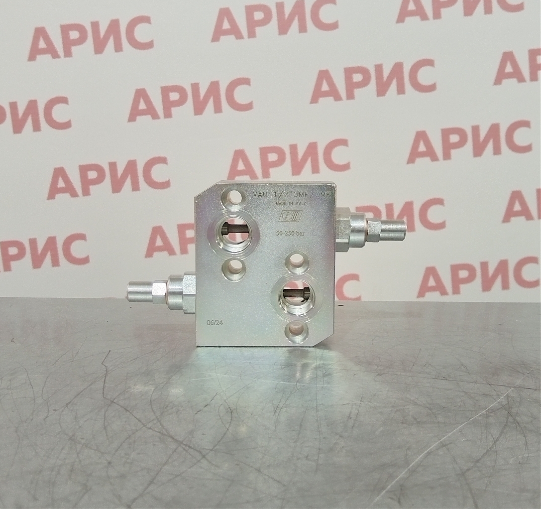 Клапан предохранительный перекрестный VAU 1/2 OMP/OMR (50-250 BAR) MARCHESINI ITALY
