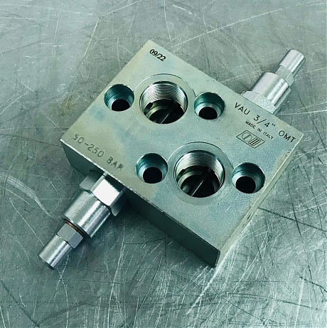 Клапан предохранительный перекрестный VAU 3/4 DE OMP/OMR (50-250 BAR) MARCHESINI ITALY
